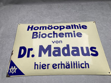 Dr Madaus Emailschild 1930er