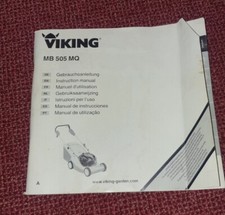 Viking MB 505 MQ Bedienungsanleitung Gebrauchsanweisung Beschreibung Original