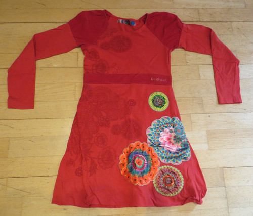 Kleid 146 152 rot - gr.,