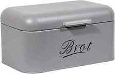 Brotkasten mit Klappdeckel- GRAU- KLEIN