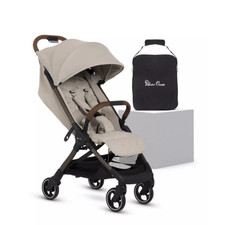 Silver Cross Clic 2 Kinderwagen mit Reisetasche - Latte