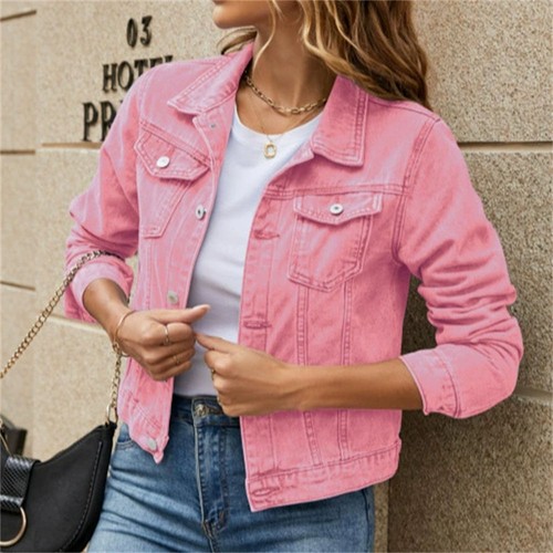 Damen jeansjacke jacke casual - damen,