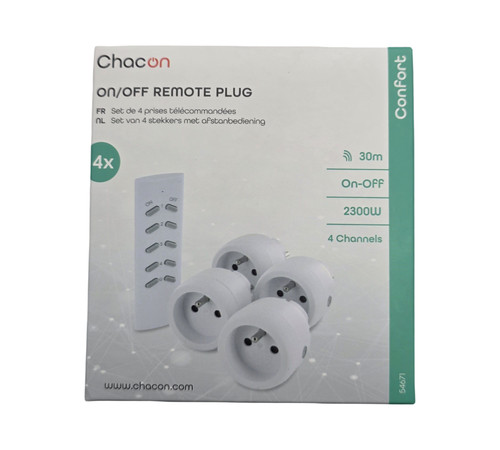 Chacon mini funksteckdosen set - mini,