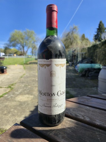 1986 mouton cadet bordeaux - mouton,