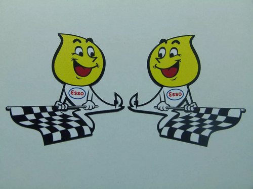 Esso aufkleber oldschool - esso,