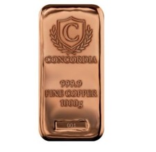 Concordia - 1 kg Kupferbarren