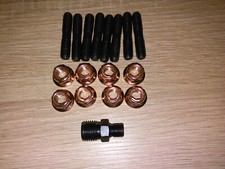 stehbolzen m8x40 Auspuff-Ölstutzen 10x1-14x1,5 Ölleitung Turbo VW T5 TDI