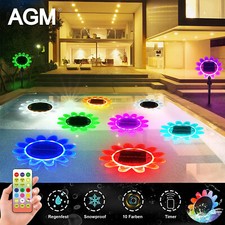 2-10st LED Solar Schwimmende