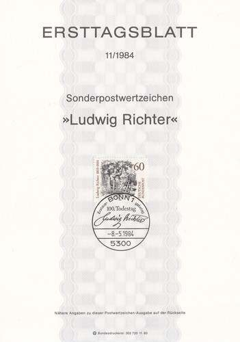 Ersttagsblatt 1984 11 - , 1984/11