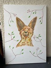 Acryl gemälde fuchs - gemälde,