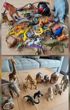 Sammlung Bullyland Tiere und Konvolut Kunststoff Wildtiere Dinos Insekten
