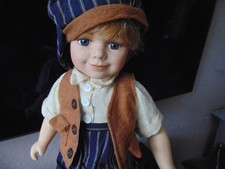 Künstler Porzellan Puppe Junge 40 cm ,Neu aus Geschäftsaufgabe