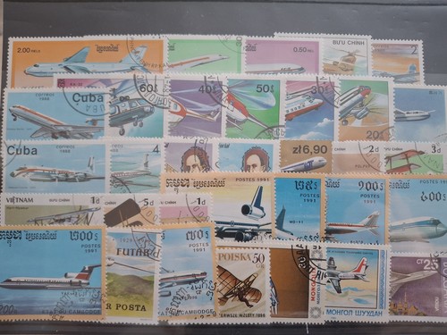 Briefmarken motiv flügzeuge - briefmarken,