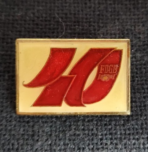 Abzeichen ddr jahre - jahre, fdgb