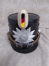 Tschako Polizei Niedersachsen, Größe 55, 50er Jahre Original