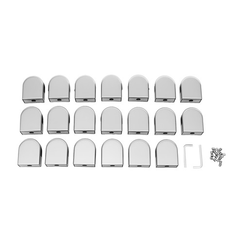 20pcs glasklemmen 10mm - glasklemmen, 8-10mm