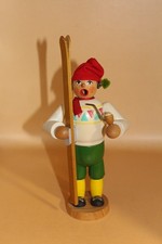Skifahrer Räuchermann 20cm