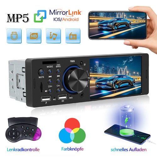 Single 1 din ips - 4.1",