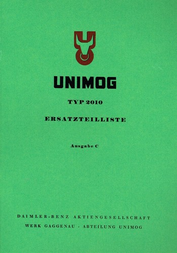 Unimog ersatzteilliste - unimog,
