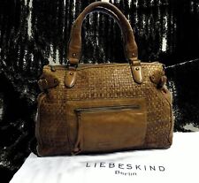 LIEBESKIND Ledertasche TASCHE Schultertasche LEDER Shopper HENKELTASCHE Top 3703