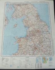 Landkarte Militärkarte DDR