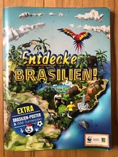 Edeka Sammelalbum "Entdecke Brasilien!" WWF - Inkl. WM-Turnierplan & Brasilien