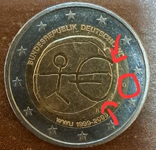 2 Euro Münze Strichmännchen