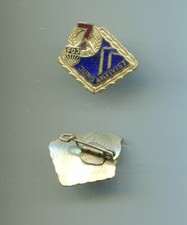 FDJ    Jungaktivist  1.Form  dunkelblau emalliert  1959-61