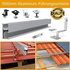 Photovoltaik Halterung Solar Ziegeldach Montage Set PV Modul Befestigung Schiene