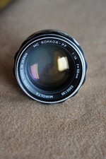 Minolta MC Rokkor- PF 58/1.4