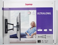 TV Wandhalter Wandhalterung extra lang 19"-48" Fullmotion beweglich Hama 108732