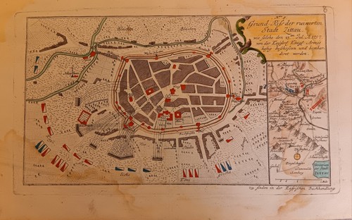 Zittau original kupferstich - zittau,