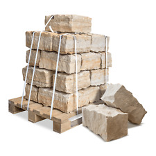 Palette 940 kg Sandstein Mauersteine 40×20×20 cm – Garten | Terrasse Sandsteine