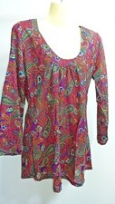 Bunte lockere Bluse von