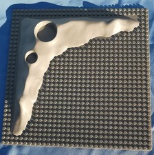 LEGO Weltraum Mond Krater Platte 32x32