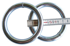 Metall Ring verzinkt Kette Kuhkette Ring Aufzucht Metallring Kettenringe