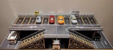 Diorama 1:64 Diecast Auto-Garage Modell Diecast Parkplatz Straßenszene Vitrine