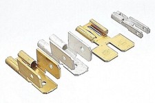 10x Verteiler Kabelschuhe Flachstecker Steckhülsen Abzweig Hobby Bastler 2,8 6,3