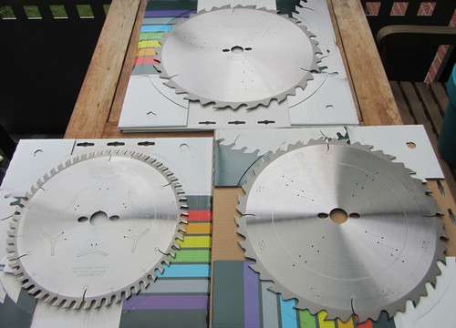 3er set kreissägeblatt - 3er, hm-