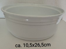 Pflanzschale Schale Blumentopf Übertopf Pflanzgefäß Weiß Ca. 10,5x26,5cm 