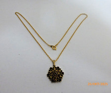 Antike Kette Granatschmuck 900 er Silber vergoldet  Böhmen Trachtenschmuck