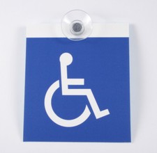 Saugnapfschild Autoschild