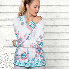 Strickjacke jacquard - strickjacke,