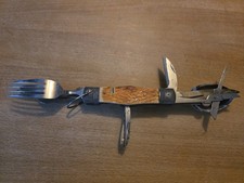 Mulifunktionsmesser Multi Tool Taschenmesser 11 Funktionen Klappbesteck Vintage
