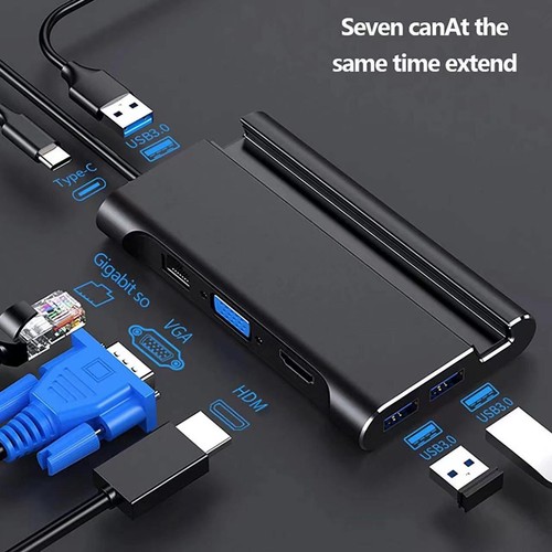 Usb 7in1 docking station - 7in1,