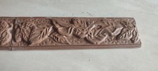 Bordüre 20 x 5,5 cm  braun ähnlich Cotto Laubdekor erhaben Landhausstil Küche