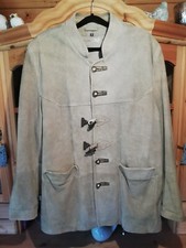 Traumhaft schöner Lederjanker Janker Lederjacke, Hellbeige, Gr. 56, NEUWERTIG !