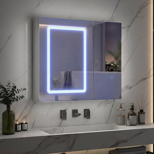 Spiegelschrank mit led - spiegelschrank,
