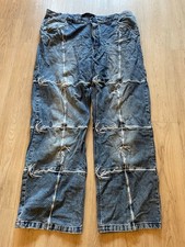 Original Karl Kani baggy jeans mit Schriftzug über ganzes Bein XXXL