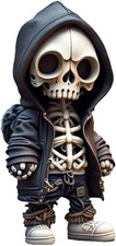 Skelett Figuren Gothic Deko
